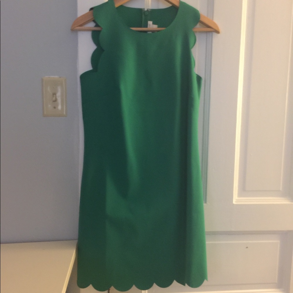 J crew green dress